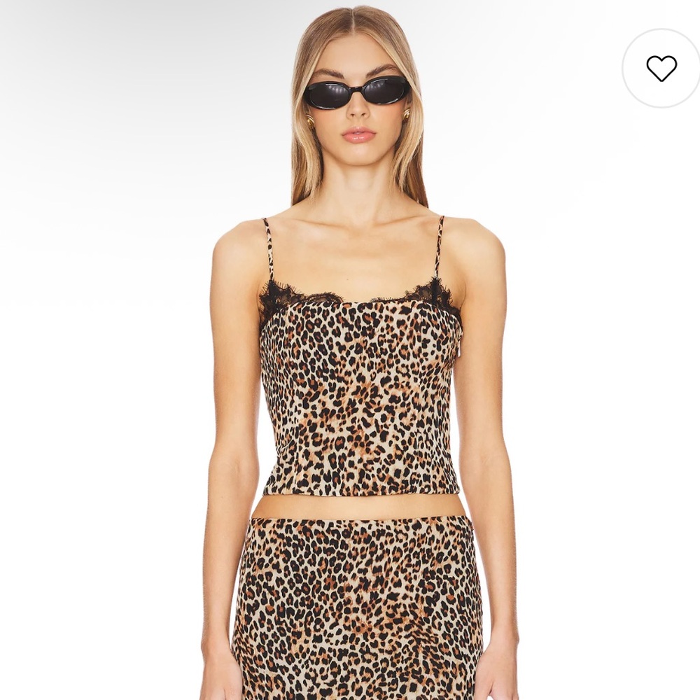 NWT Loba Jasmin Top in Leopard